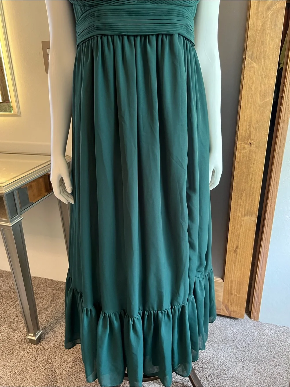 Birdy Grey Michelle Dress Chiffon Esmerald - Picture 6 of 16